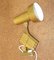 Scissor Light Pfäffle Wandlampe in Goldfarbe, 1960er 1