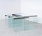 Glass T35 Nesting Tables by Pierangelo Gallotti for Galotti & Radice, 1970s, Set of 3 3