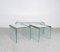 Glass T35 Nesting Tables by Pierangelo Gallotti for Galotti & Radice, 1970s, Set of 3 1
