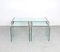 Glass T35 Nesting Tables by Pierangelo Gallotti for Galotti & Radice, 1970s, Set of 3 5