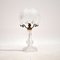 Antique Crystal Glass Table Lamp, 1920s 2