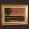 F. Rontini, Italian Landscape, 1940s, Oil Painting, Framed, Image 11