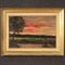 F. Rontini, Italian Landscape, 1940s, Oil Painting, Framed, Image 1