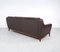 Vintage Brown Leather Sofa on Rosewood Legs from Porfilia Werke, 1960s 7