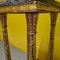 Swedish Gold Stucco & Marble Plant Stand or Sculpture Pedestal, 1900s 5