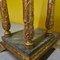 Swedish Gold Stucco & Marble Plant Stand or Sculpture Pedestal, 1900s, Image 8