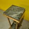 Swedish Gold Stucco & Marble Plant Stand or Sculpture Pedestal, 1900s, Image 2