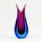 Mid-Century Sommerso Murano Glass Vase attributed to Flavio Poli for Seguso, Murano, Italy, 1960s 1