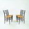 Vintage Spinetto Chiavari Italian Straw Chairs, 1970s, Set of 4, Image 2