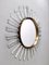 One-of-a-Kind Sun Shaped Hammered Glass and Brass Wall Mirror by Enzio Wenk 7