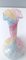 Vintage Pastel Colors Polychrome Murano Glass Flower Vase, Italy 5