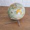 Educational Tabletop World Globe in Glass and Paper, 1950s 4
