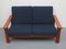 Teak 2-Seater Sofa by Hans J. Wegner for Getama, 1965, Image 9