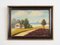 Scandinavian Artist, The Hut by the Sea, 1970s, Oil on Board, Framed, Image 2