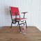 Spanish Red Leatherette Children's Armchair, 1950s, Image 19
