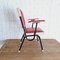 Spanish Red Leatherette Children's Armchair, 1950s 7