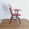 Spanish Red Leatherette Children's Armchair, 1950s, Image 7