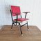 Spanish Red Leatherette Children's Armchair, 1950s, Image 2