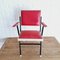 Spanish Red Leatherette Children's Armchair, 1950s 3