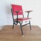 Spanish Red Leatherette Children's Armchair, 1950s 1