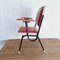 Spanish Red Leatherette Children's Armchair, 1950s, Image 9