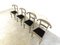 Anglo-Indian Silvered Dowry Chairs, 1950s, Set of 4 2