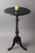 Petite Table d'Appoint avec Peinture Noire, 1890s 13