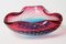 Large Pink and Turquoise Muranoglass Shell attributed to Venini by Carlo Scarpa, 1950s, Image 1