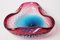 Large Pink and Turquoise Muranoglass Shell attributed to Venini by Carlo Scarpa, 1950s, Image 8