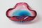 Large Pink and Turquoise Muranoglass Shell attributed to Venini by Carlo Scarpa, 1950s 13