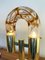 Italian Murano Glass and Brass Lamps by Aldo Nason for Mazzega, 1970s, Set of 2 12