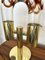 Italian Murano Glass and Brass Lamps by Aldo Nason for Mazzega, 1970s, Set of 2 5