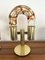 Italian Murano Glass and Brass Lamps by Aldo Nason for Mazzega, 1970s, Set of 2 8