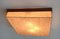 Lampada da soffitto Cocoon Mid-Century minimalista in teak, anni '60, Immagine 4