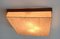 Mid-Century Minimalist Cocoon Teak Ceiling Lamp, 1960s, Image 4