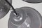 Grey Enamel Factory Ceiling Light from Benjamin Electric Manufacturing Company 4