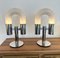 Italian Murano Glass and Metal Chrome Lamps by Aldo Nason for Mazzega, 1970s, Set of 2 6