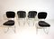 Aluflex Stacking Chairs by Armin Wirth for Ph. Zieringer, 1960s, Set of 4 2
