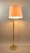 Vintage Messing Stehlampe mit Schwenkarm, Deutschland, 1970er 2