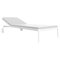 Chaise Longue Xaloc Blanche par Mowee 1