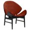 Ritz Orange Chair in Black Lacquered Oak by Warm Nordic 1