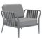 Ribbons Grey Armchair by Mowee 2