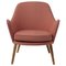 Dwell Lounge Chair in Blush by Warm Nordic 1
