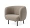 Cape Lounge Chair in Taupe by Warm Nordic 3