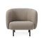 Cape Lounge Chair in Taupe by Warm Nordic 2