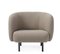 Cape Lounge Chair in Taupe by Warm Nordic, Image 2