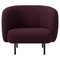 Cape Armchair Mosaic Dark Bordeaux by Warm Nordic 1