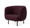 Cape Armchair Mosaic Dark Bordeaux by Warm Nordic, Image 3