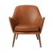 Dwell Lounge Chair in Silk Camel by Warm Nordic 1