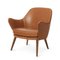 Dwell Lounge Chair in Silk Camel by Warm Nordic 3
